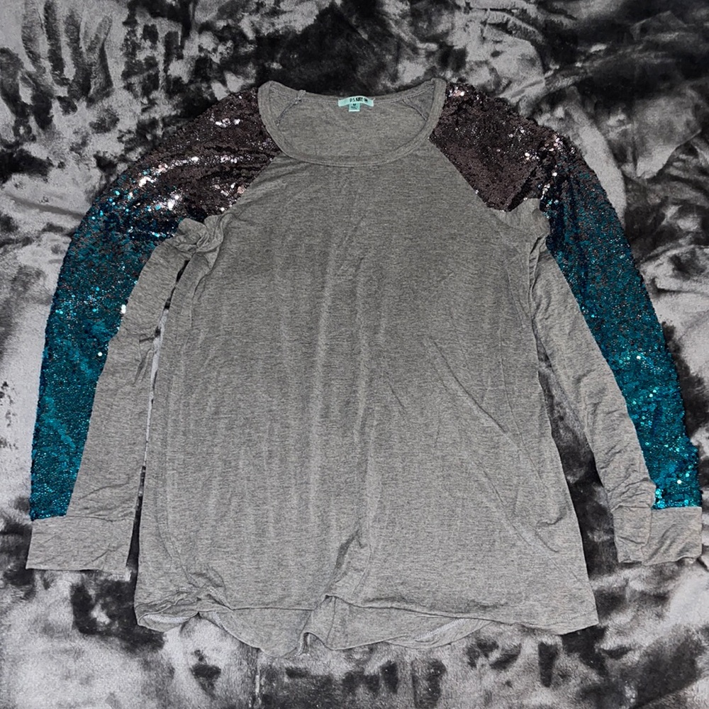 Women’s Sequin Long Sleeve Top